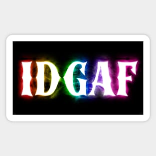 IDGAF Sticker